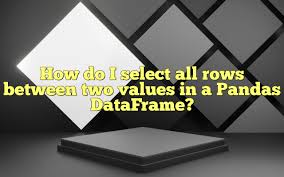 two values in a pandas dataframe