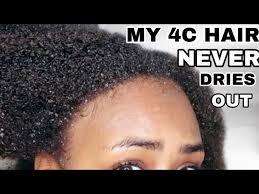 dry brittle 4c natural hair