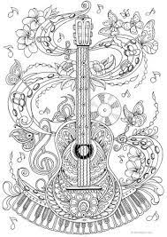 Guitar coloring pages for adults is a collection of images of a very popular musical instrument. Pin On Future Project Ideas