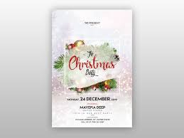 The Christmas Party Free Psd Flyer Template By Pixelsdesign Net
