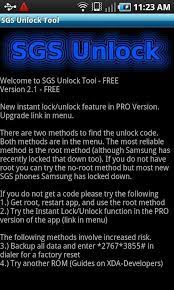 You can even use it to unlock if you forget . Samsung Galaxy S Unlock Tool For Android Apk Download