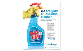 House Cleaning Housekeeping Flyer Template Design