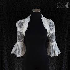 Bolero Victorian Xs Cottage Chic Shrug Steampunk Off White Ivory Somnia Romantica Approx Size Xs See Item Details And Size Chart