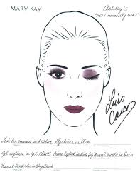 luis casco face chart for mary kay