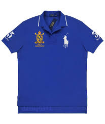 big pony blue rugby polo shirt