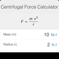 Centrifugal Force Calculator