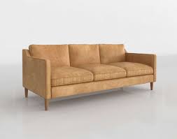 3d sofa west elm hamilton beige
