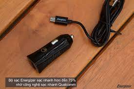 Sạc ô tô Energizer QC2.0 + Kèm cáp Micro USB