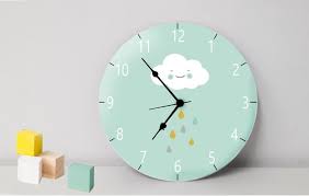 Kids Wall Clock Nursery Clock Nursery