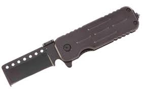 Maxam Pruning Folding Knife 2.25 Blade, Black Aluminum Handles -  KnifeCenter - SKPRN - Discontinued