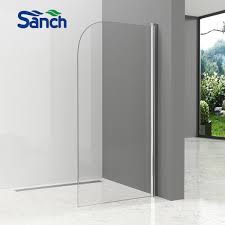 Clear Tempered Shower Glass Door