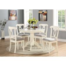 Ceramic dishes are a classic way to decorate the walls of a traditional dining room. Adda 5 Piece Dining Set In 2021 Dining Room Sets Dining Room Table Round Kitchen Table