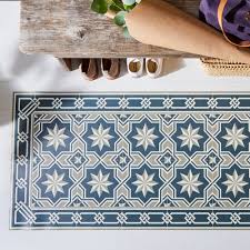 terranean vinyl kitchen mats