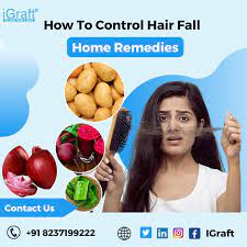 how to control hair fall home remes