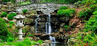 A Pond Waterfall Spillway