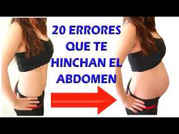 20 errores que te hinchan el abdomen
