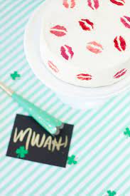 kiss me i m irish cake for st patrick