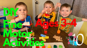fine motor skill activities for ages 3