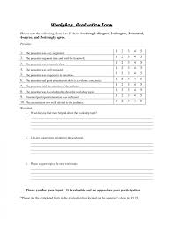 Form Samples Seminar Evaluation Template Free Sheet Sample Download
