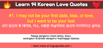 learn 14 korean love es hangul