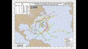 North Atlantic Hurricane Track Chart Series For 1950 2012