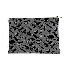 goth makeup pattern accessory bags