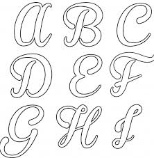letras cursivas elegantes