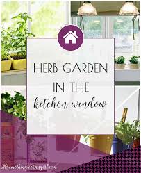 Herb Garden In The Kitchen Window 30