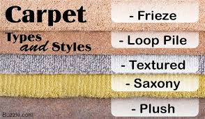 diffe styles and types of carpets