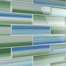 Bodesi Tidal 3 In X 12 In Glass Tile