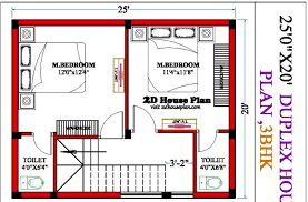 25 20 House Plan 25 X 20 Duplex House