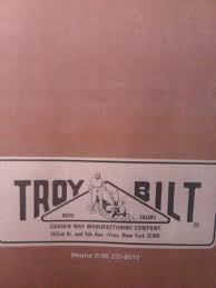 Troy Bilt Pto Horse Tiller Implements