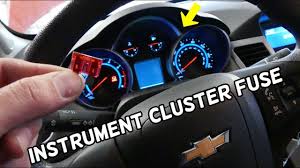Chevrolet Cruze Instrument Cluster Fuse Location Replacement Instrument Cluster Not Working