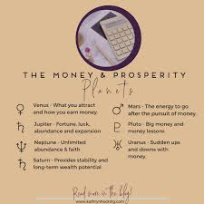 Money Astrology How To Determine Your Money Potential In