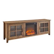 70 Farmhouse Mdf Fireplace Tv Stand