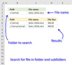 file in folder and suolders udf