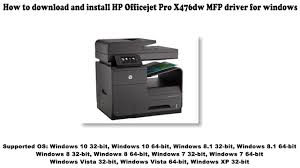 14.) download and install the printer software from the. How To Download And Install Hp Officejet Pro X476dw Mfp Driver Windows 10 8 1 8 7 Vista Xp Youtube