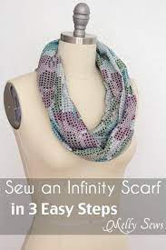 how to make an infinity scarf in just