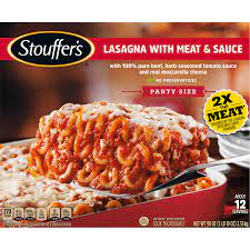 lasagna with meat and sauce party size