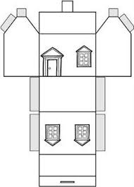 Free 3d House Templates Google Search Paper Houses