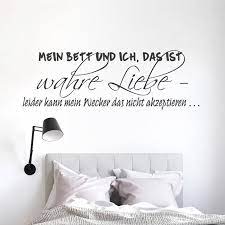 See what your friends are saying about mein bett. Wandtattoo Spruch Mein Bett Und Ich Das Ist Wahre Liebe