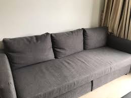 ikea friheten 3 seat sofa bed in grey