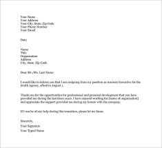 Resign Letter In English Under Fontanacountryinn Com