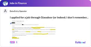 I Applied For A Job Through Glassdoor