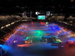 hot wheels monster trucks live glow party