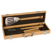personalized grilling bbq set with