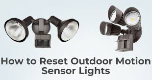 Reset Outdoor Motion Sensor Lights