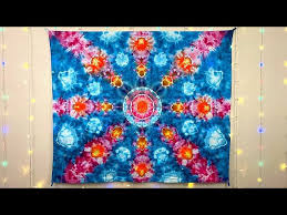 Psychedelic Tie Dye Tapestry Tear