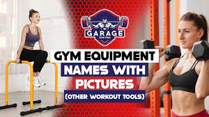gym equipment names with pictures