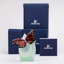 SWAROVSKI Figurine Crystal Paradise Butterfly Adena Light Siam 622737 | eBay